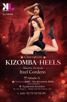 Clase Especial KIZOMBA + HEELS